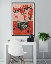 1948 Kodak Tourist Camera POSTER! (up to 24" x 36") - Photography - Travel - Art