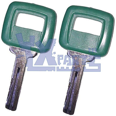 2PCS Ignition Key 11039228 for Volvo A20C A25C A25D A25E A30C A30D A30E A35 A35C