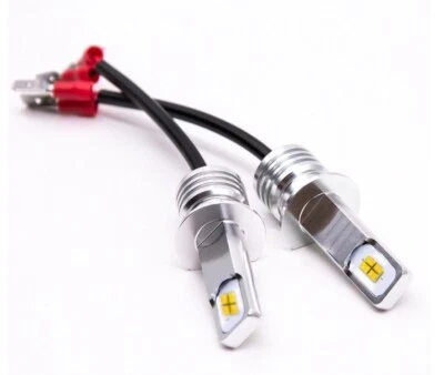2 Ampoules à LED H1 12V-24V Blanc Froid 6000K Feux de Route de Jour Brouillard - Photo 1/4