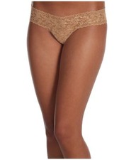 Hanky Panky 148257 Signature Lace Low Rise Thong Color Suntan One Size