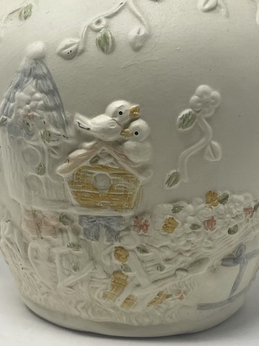 victorian flower & bird pitcher victorian style - Picture 5 of 12