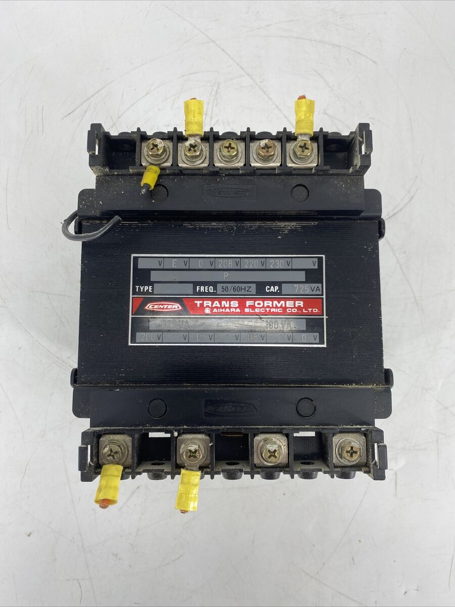 Aihara Electric Co. Center Transformer 625VA 100VA Trans Aihara Electric Co. Center Transformer 625VA 100VA Trans