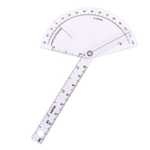 Medical Finger Goniometer Plastic Protractor 180 Degree Angle Ruler Finger - Picture 5 of 12