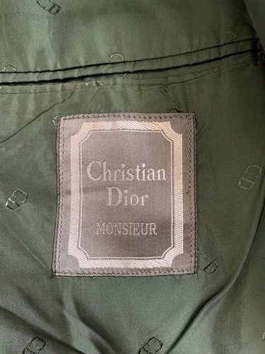 Mens LUXURY CHRISTIAN DIOR "MONSIEUR" SUIT In CHARCOAL FINE STRIPE 44L *EX-CON*