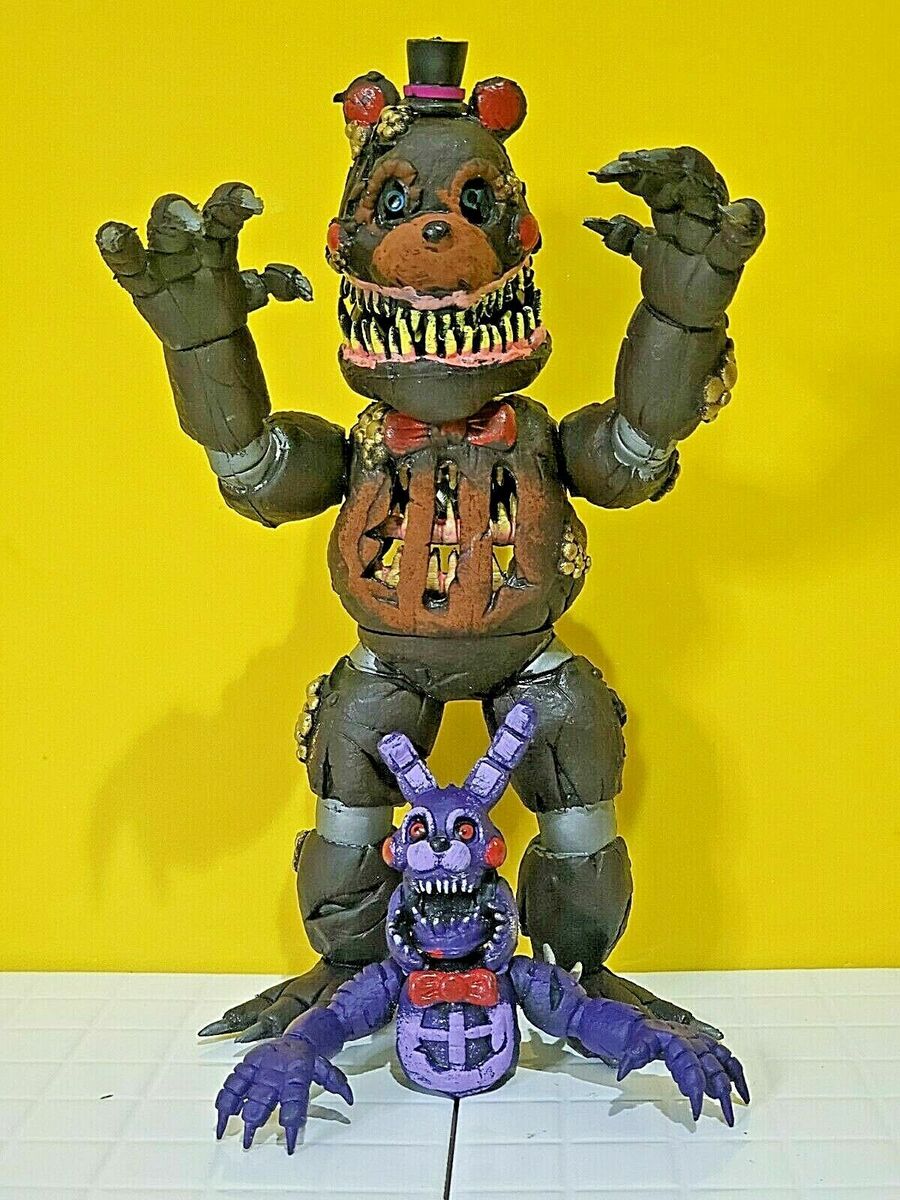 FNAF JUMBO ANIMATRONIC TWISTED FREDDY FAZBEAR figure 9 Five