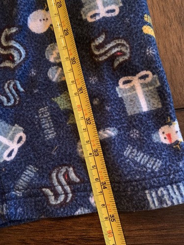 Seattle Kraken Christmas Pajama Pants Size L (12/14) - Picture 3 of 6