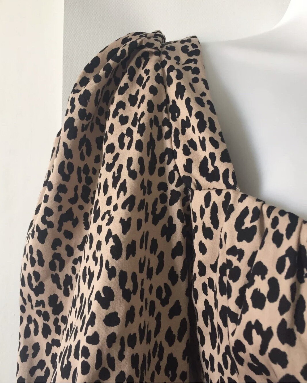 ZARA Long sleeve Animal print Bustier top Sold Out BNWT Size S RRP £26 image 5