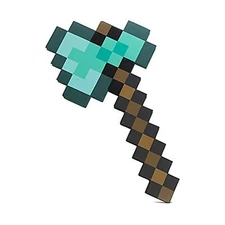 ThinkGeek Minecraft Diamond Foam Axe - Chop Your Way to Minecraft Success Lovely