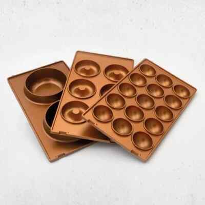 Livington FlipSwitch Back-Einsatzplatten Cakepop Donut Mini-Küchlein