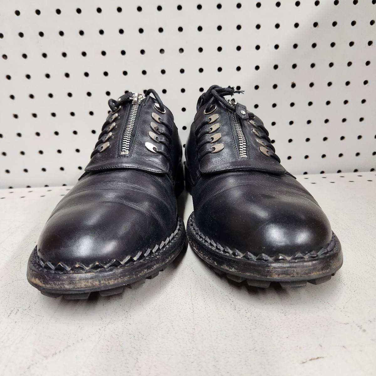 靴 balenciaga sergent derby size41 Men's Sergent Derby in Black | Balenciaga US