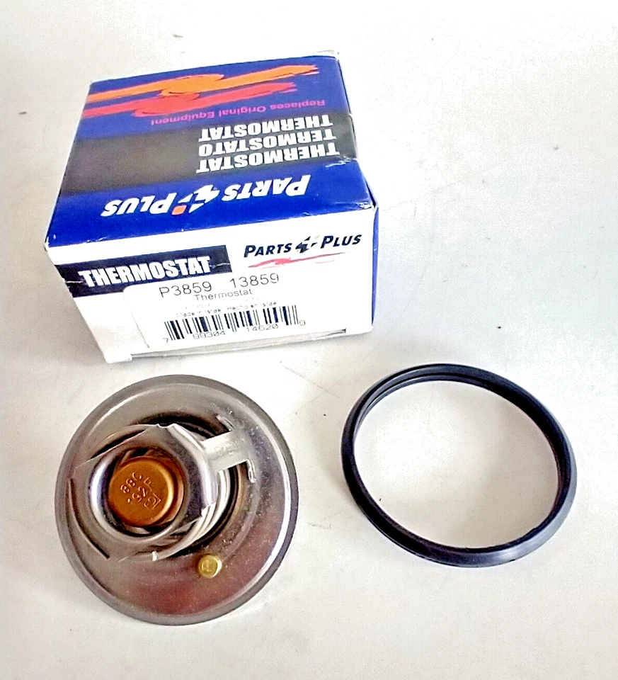 Engine Coolant Thermostat with Gasket OEM Temp 192°F PARTS PLUS/MOTORAD P 3859 - Image 4 of 4