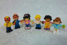 7 Community Helpers Pilot Doctor Veterinarian Paramedic Mechanic 3" Toy