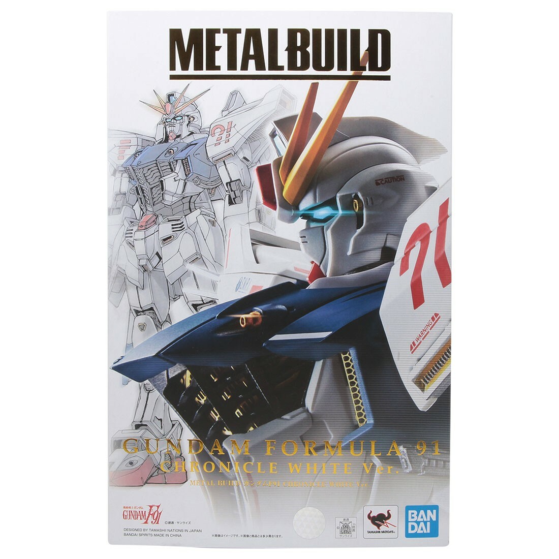 BANDAI - L BUILD F91  CHRONICLE WHITE　新品 METAL BUILD Gundam F91 CHRONICLE WHITE Ver. Figure BANDAI