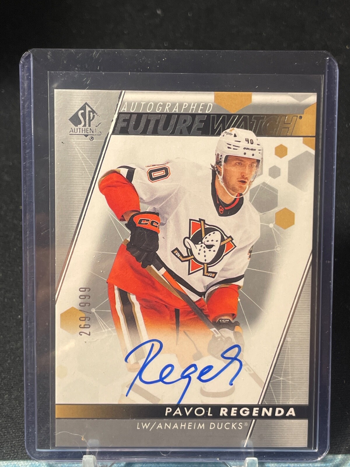 2022-23 SP Authentic Future Watch Auto #152 Pavol Regenda! #269/999