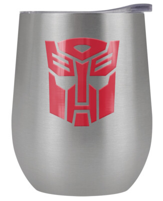 Transformers 12oz Wine Tumbler Steel Insulated Leak Resistant