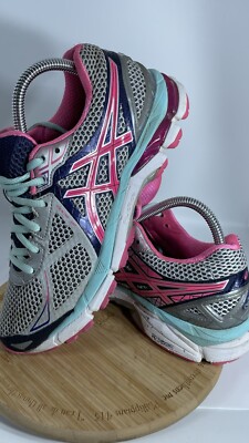 Asics Womens GT 2000 T551N Gray Running Shoes Sneakers Size D