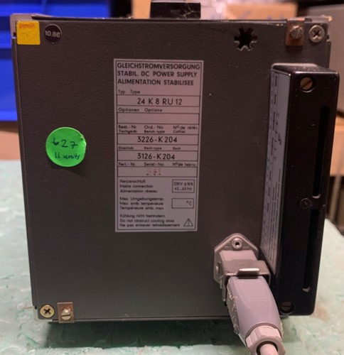 Gossen Konstanter 24K8RU12 Alimentatore DC 8V 12A - Foto 2 di 2