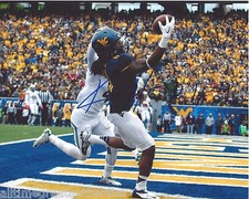 WEST VIRIGINA MOUNTAINEERS KEVIN WHITE HAND SIGNED 8X10 PHOTO A W/COA NFL DRAFT