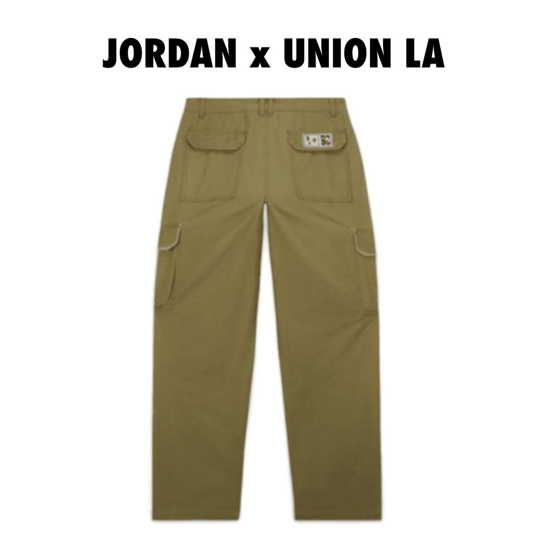 Jordan x UNION x Bephies Beauty Supply Cargo Pants Pilgrim size 38
