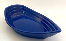 Vintage French Server/Baking Row Boat Dish 6.25"