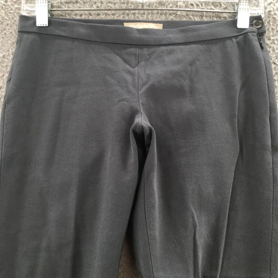 Banana Republic Sloan Capri Skinny Pants Womens 0P (actual 29x25) Gray Ankle Zip - Image 2 of 4