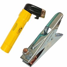400Amp Schwei&szlig;er Twist Typ Elektrode Stabhalter & Schwei&szlig;erdeklemme Set 5mm Stab