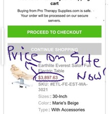 skincare table/ massage table