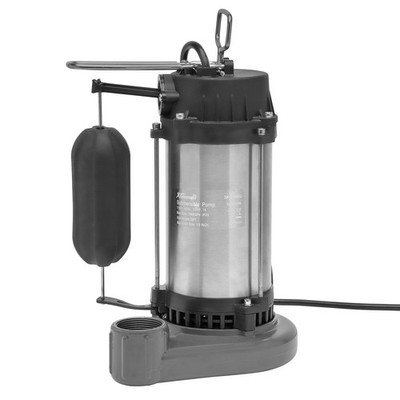 XtremepowerUS 3/4HP Submersible Sump Pump Sub Pump 5500 GPH Cast Iron Impeller