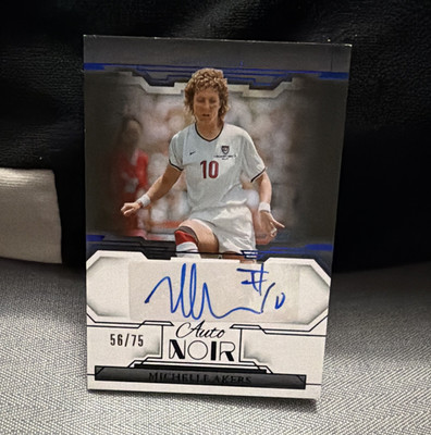 Panini 2024-25 Noir Soccer Michelle Akers Auto Noir Color Blue /75 #AC-MAK USA
