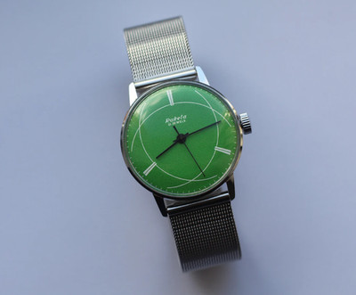 Mechanical watch RAKETA Green Atom / Roket cal.2609