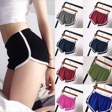 Sports Shorts Women Summer 2025 New Candy Color Anti Emptied Skinny Shorts...
