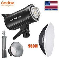 US GODOX SK300II-V 300Ws Photo Studio Strobe Flash Monolight 95cm Softbox Stand