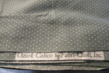 2 Yard 10" x 44" Fabric Sewing Quilting Ozark Calico Fabri-Quilt Green Dots