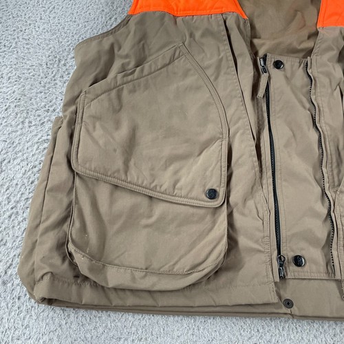 Browning Hunting Vest Mens Size Large Game Bird Hunting Vest Orange Multi Pocket - Picture 5 of 9