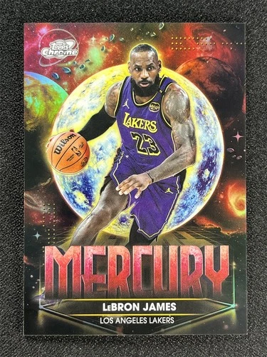 2025 Topps Cosmic Chrome LeBron James Mercury (RAW)