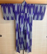 Boro Japanese Kimono Aged Textile Robe Aged Old Purple Color Kimono Silk Japan