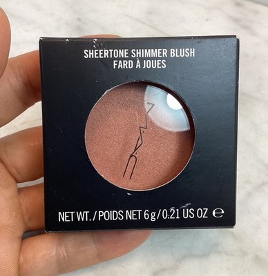 MAC Sheertone Shimmer Blush Peachtwist 6 G 0.21 Oz New