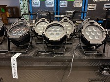 CHAUVET Pro Color Dash Par Quad 7 RGBA LED DMX Wash 7x7w 18 Degree 8x Available