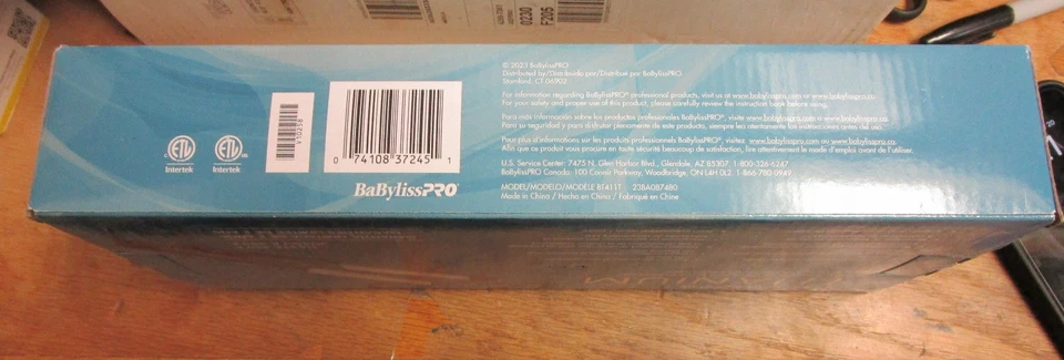 Babyliss Pro Titanium 1" Stainless Steel Iron - Image 3 of 4