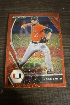 2021 Panini Prizm Draft Picks - Jake Smith #PDP171 Red Velocity Prizm (RC)