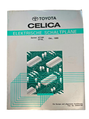 Toyota Celica Elektrische Schaltpläne EWD077M AT180 ST18