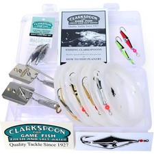 Fishing Trolling Kit with Lures Sinkers Planers for Saltwater Coastal Spanish