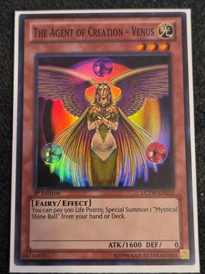 Yugioh The Agent of Creation - Venus LCYW-EN253 Super Rare LP 1st Ed