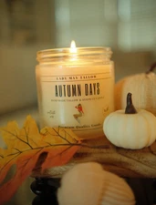 Autumn Days Tallow & Beeswax Candle | All Natural, Non-Toxic, Clean Burning