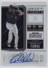 2018 Contenders Draft Picks Prospect Ticket 93/99 Estevan Florial #5 Auto 3c2