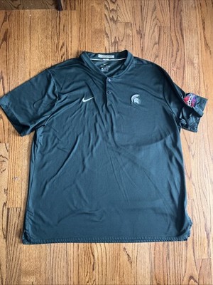 Nike Michigan State Redbox Bowl Team Issued Polo Shirt Hayes #10 Size XXL