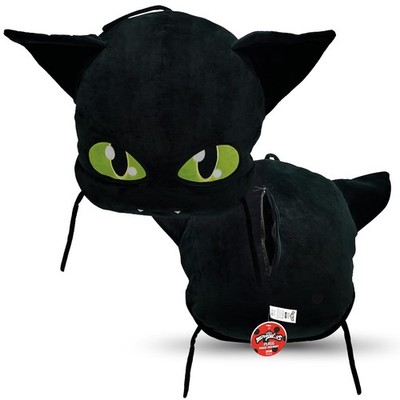Ladybug  Huggie Hideaway Plagg, 16.5inch Black Plush Pillow, Super Cute Soft ...