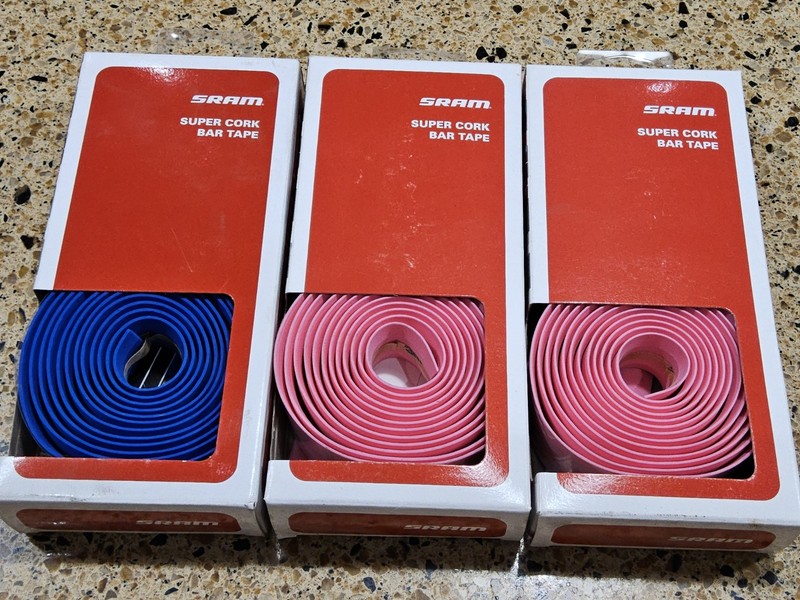 SRAM SUPER CORK ROAD BIKE BAR TAPE NEW X 3