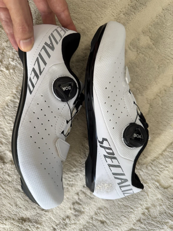 Zapatillas de bicicleta de carretera Specialized Torch 1.0 EU 37/US 5 blancas Foto 3 de 4