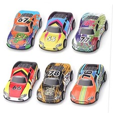 4.2 inch Pull Back Cars Toys Set, Push and Go Pull Back Cars Matchbox 1:28